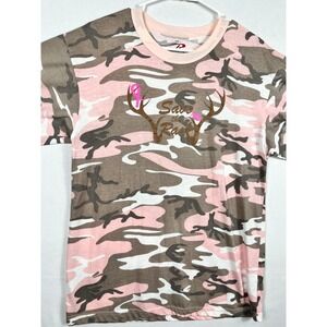 Rothco Save the Rack Pink Camo T-Shirt Womens Large Breast Cancer Awareness Camo